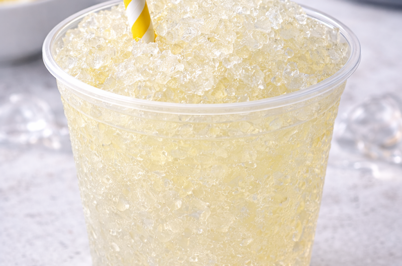 Homemade lemonade granita recipe for Ninja Slushi