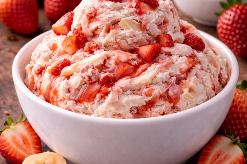 Ricetta del gelato alla fragola per Ninja Creami e Ninja Swirl