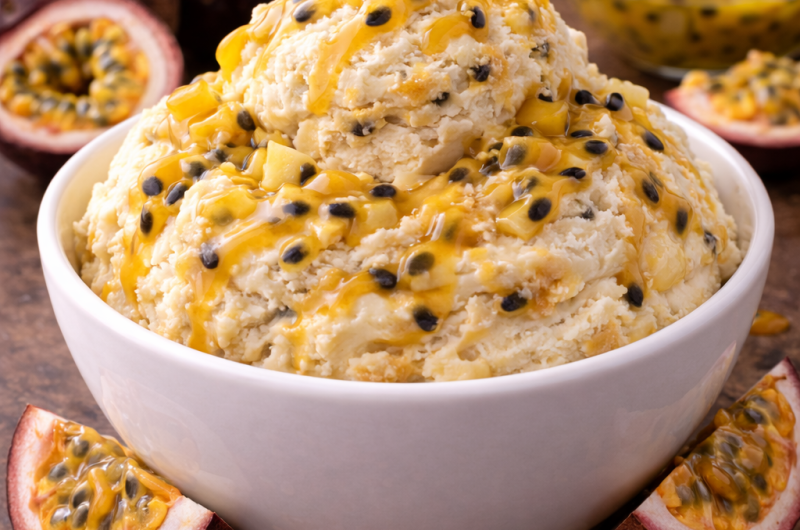 Ricetta del gelato al frutto della passione per Ninja Creami e Ninja Swirl