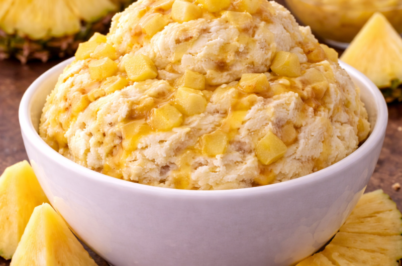 Pineapple ice cream recipe for Ninja Creami & Swirl