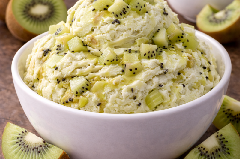 Kiwi ice cream recipe for Ninja Creami & Ninja Swirl