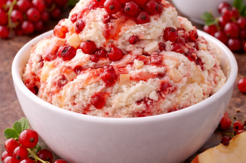 Redcurrant ice cream recipe for Ninja Creami & Ninja Swirl