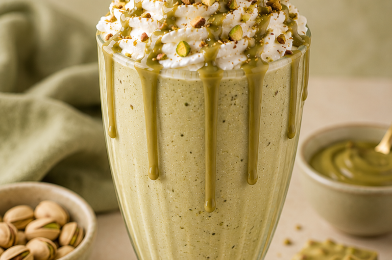 Receta de batido de pistacho para Ninja Slushi Max
