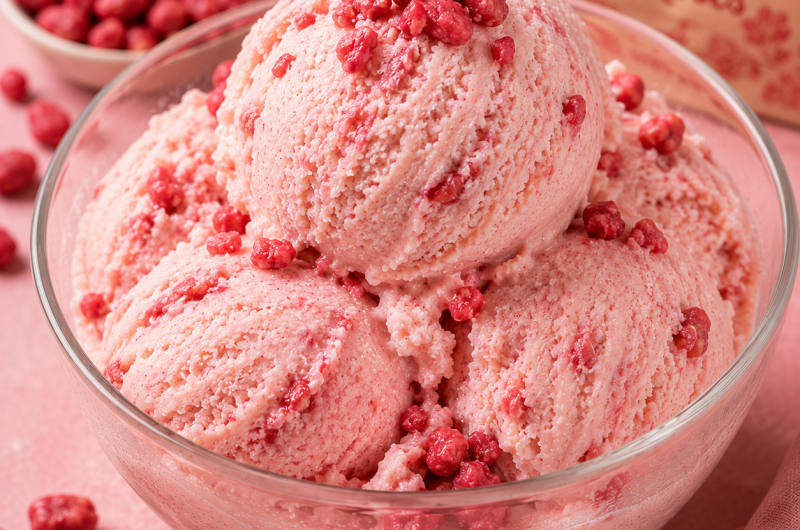 Pink Praline Ice Cream Recipe for Ninja Creami & Ninja Swirl